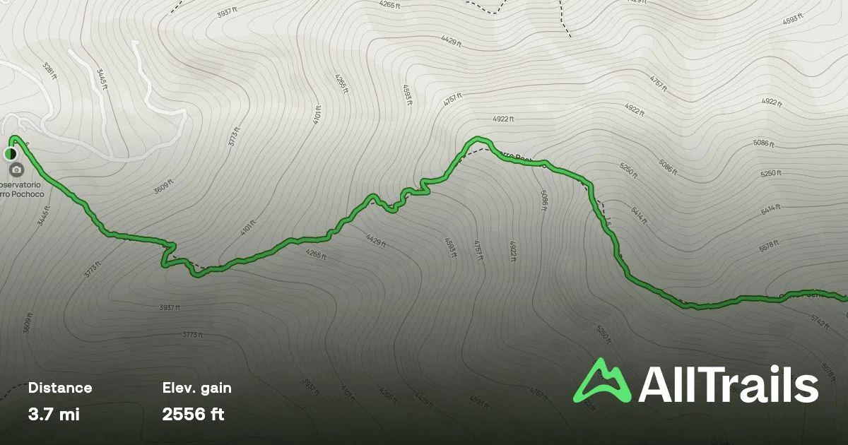Cerro Pochoco, Santiago